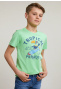 Normal fit basic T-shirt korte mouwen mojito