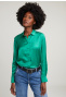 Groene klassieke blouse