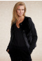 Sleeveless coat black