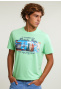 Normal fit basic T-shirt short sleeves mojito