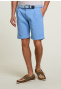 Fancy cotton-linen chino short stone