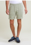 Fancy linen drawstring short basil