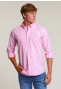 Custom fit poplin shirt flamingo