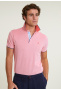 Polo ajusté coton stretch lt sunset