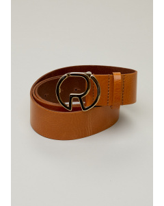 Brown belt with RW buckle